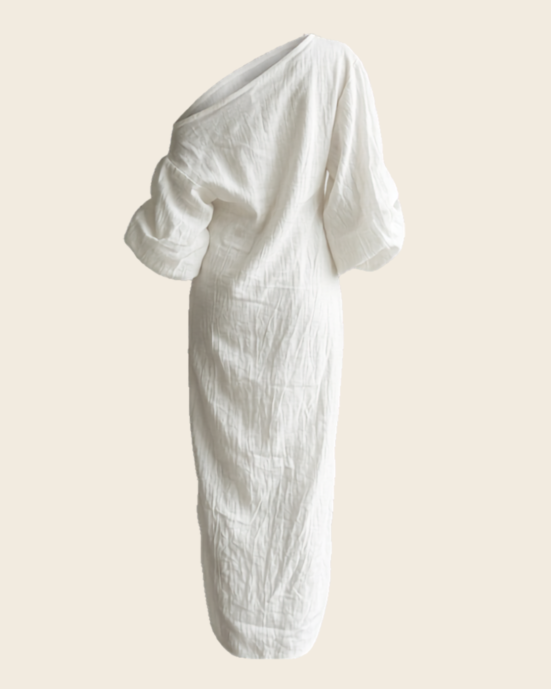 Robe Maxi Col Asymétrique