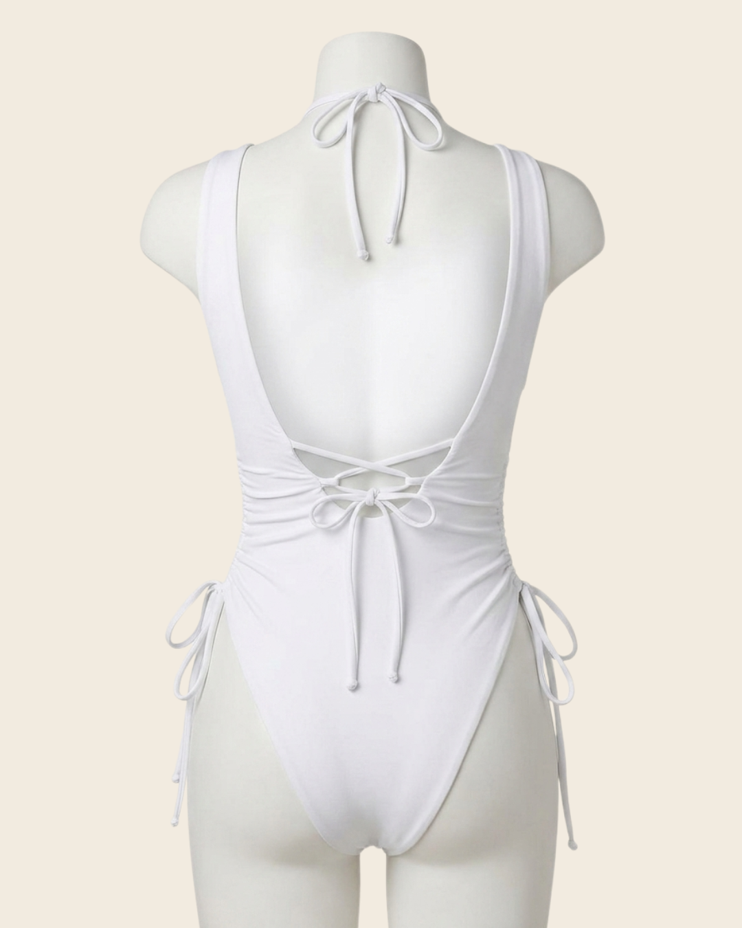 Monokini Plongeant Boucle Dorée