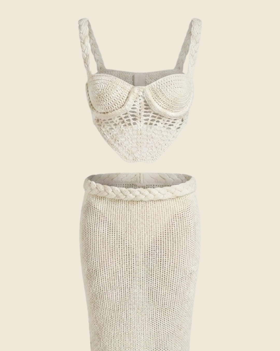 Ensemble Crochet Nacré Ariana