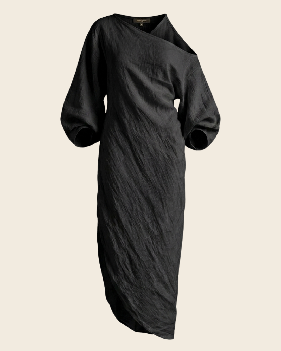 Robe Maxi Col Asymétrique