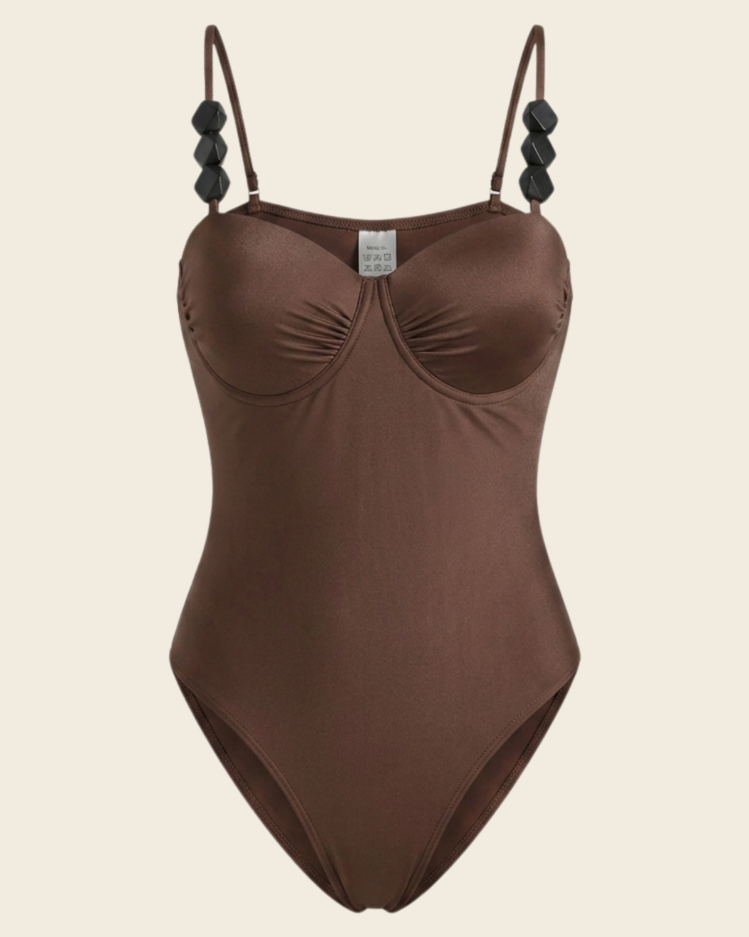 Monokini Une Pièce Bretelles Coquillages