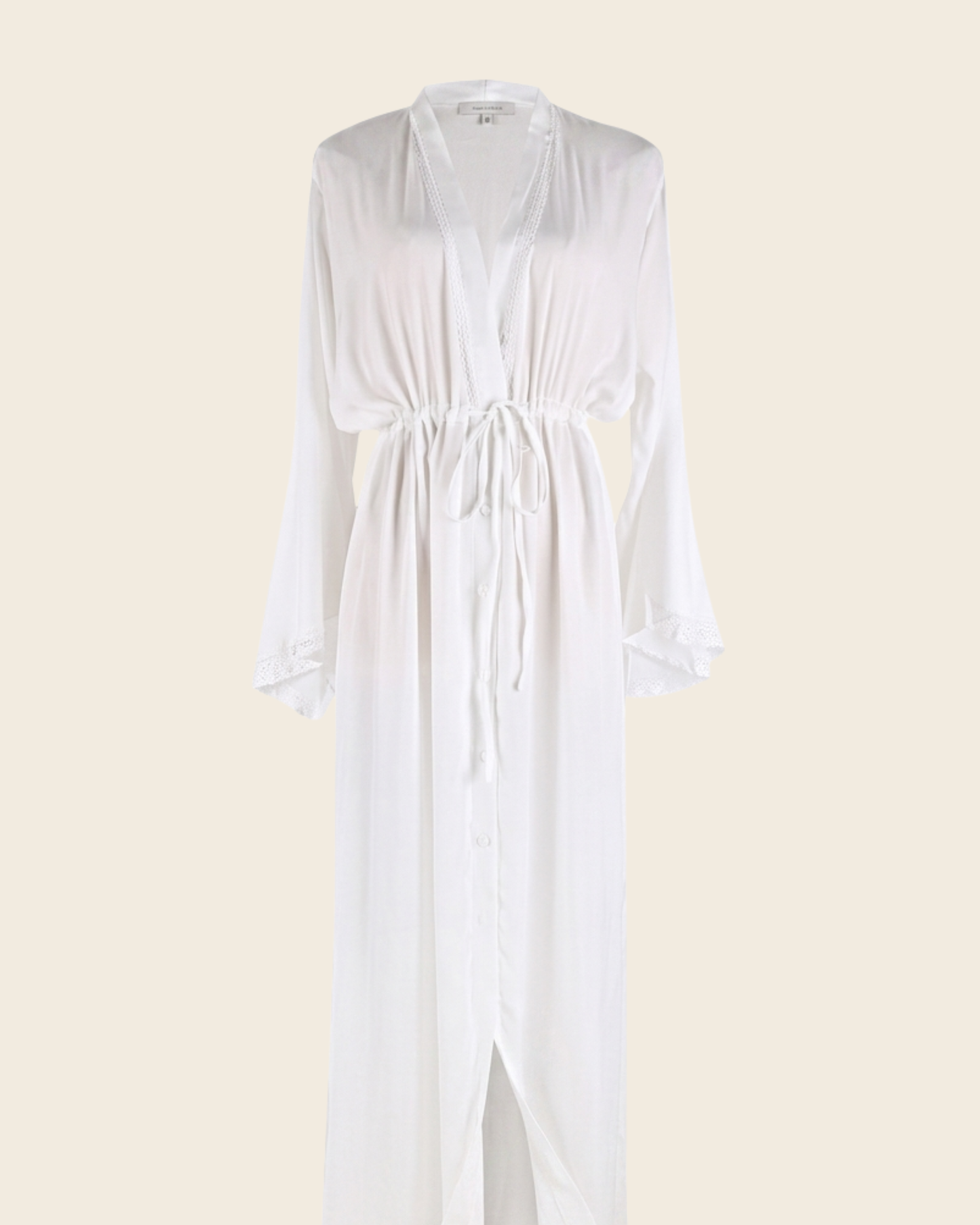 Kimono Cache-Maillot Col V Ceinturé