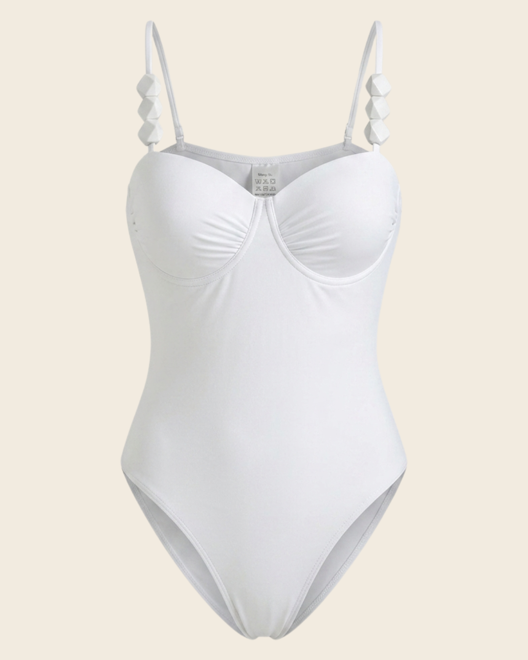 Monokini Une Pièce Bretelles Coquillages