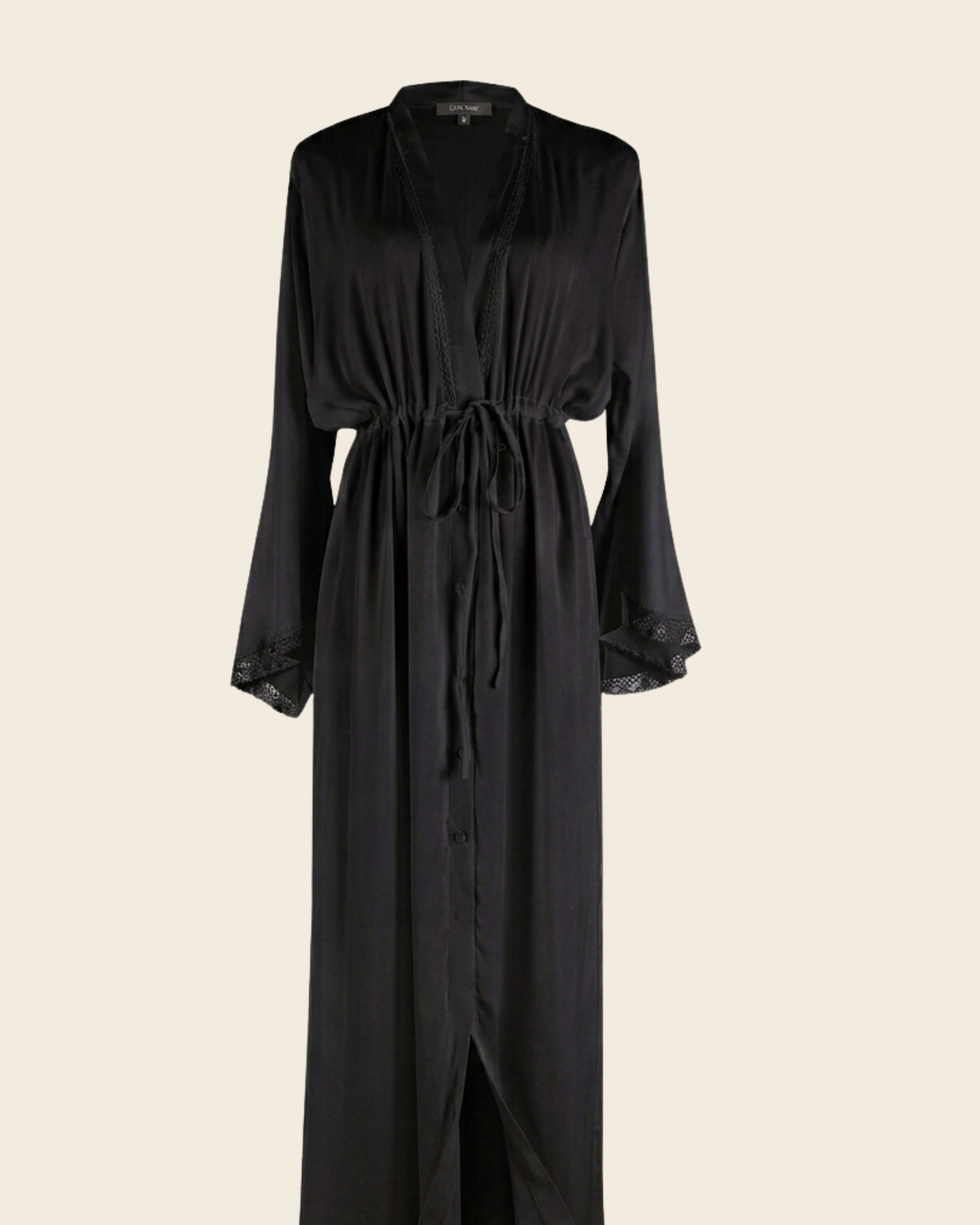 Kimono Cache-Maillot Col V Ceinturé