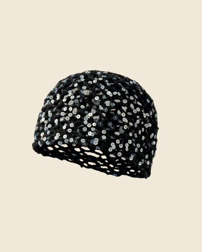 Handmade Sequin Crochet Beanie