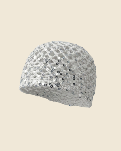 Handmade Sequin Crochet Beanie