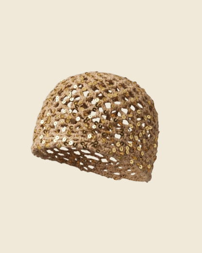 Handmade Sequin Crochet Beanie