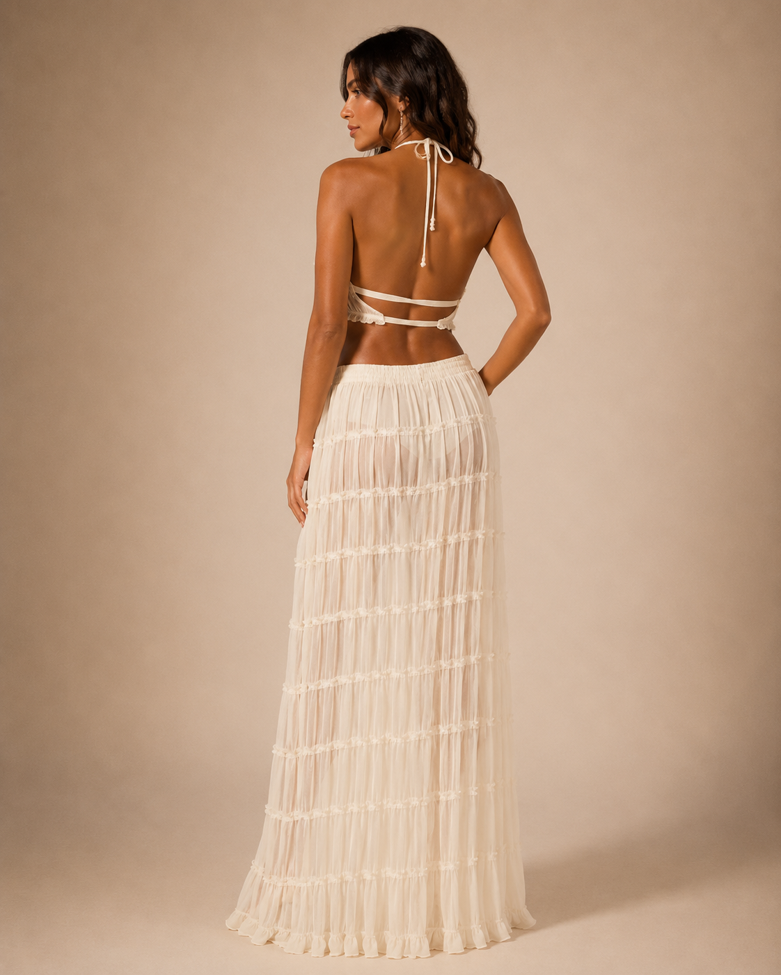 Celestial Tulle Skirt and Top Set